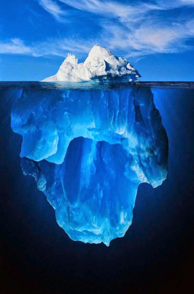 Il sottotesto in narrativa è la parte sommersa dell'iceberg.