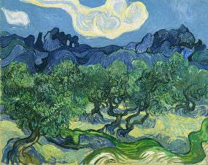 Vincent Van Gogh - Ulivi con le Alpille sullo sfondo